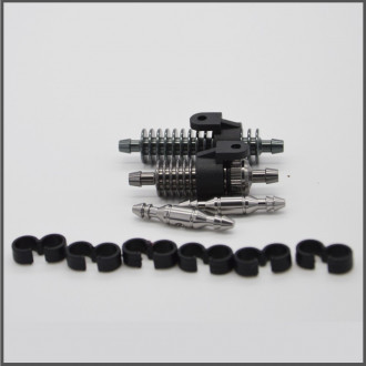 EXHAUST FUEL FILTER + GAS COOLER + FUEL STOPPER + 2MOUNT + 2PCS FUEL TUBE CLIP 3 SPARE PARTS BLISS