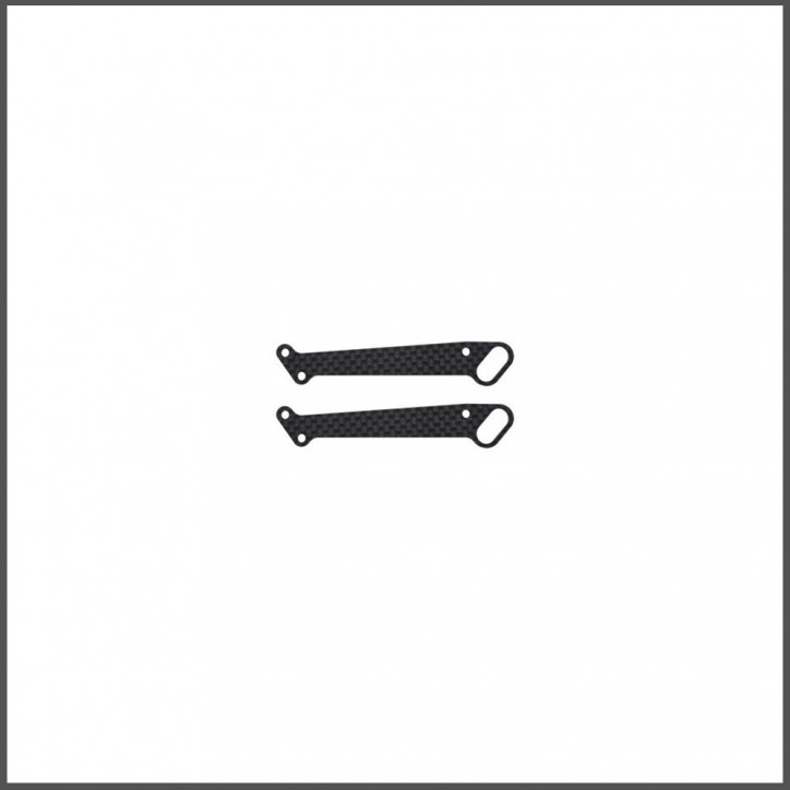 Body support plate carbon (2) s750 evo (SER804472)