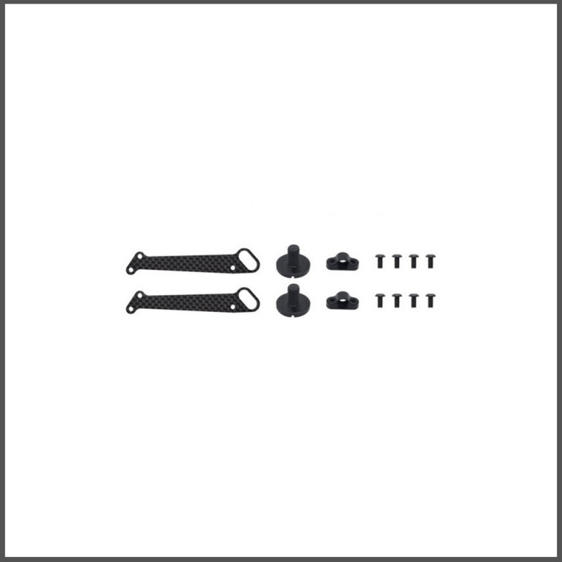 Body support set (2) S750 EVO (SER804474) (15) Spare Parts Serpent