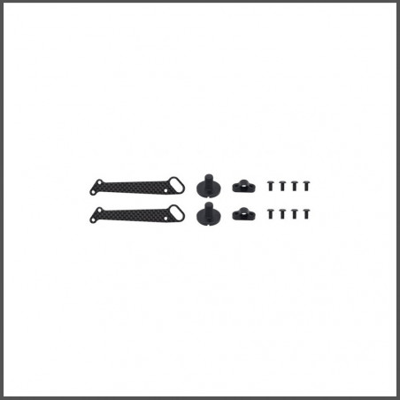 Body support set (2) S750 EVO (SER804474) (15) Spare Parts Serpent