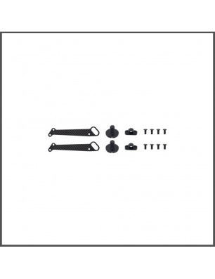 Body support set (2) S750 EVO (SER804474) (15) Spare Parts Serpent