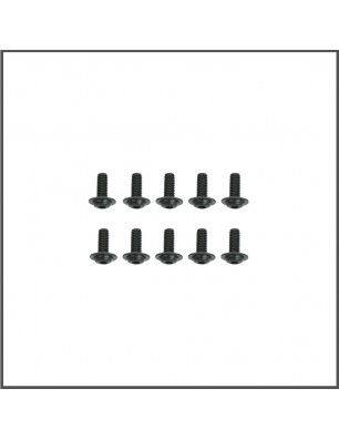 Screw allen roundhead flanged M3x18 (10) (SER110167) SPARE PARTS SERPENT