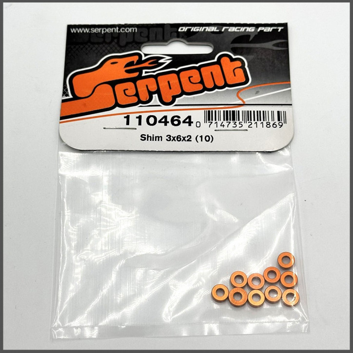 Shim 3x6x2 (10) (SER110464)