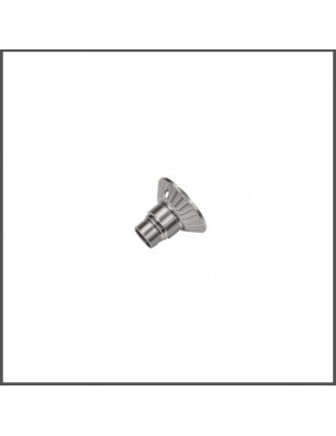 Centax clutchbell 1/8 alu nickel coated V2 (SER903717) (1) Spare Parts Serpent