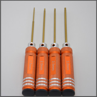 TITANIUM WRENCHES KIT 1,5/2,0/2,5/3,0 MM - LIGHT - ORANGE ACCESSORIES BLISS