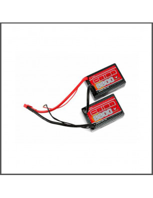 Carbon Pro V-Max LiPo 6600 110C 7.6V 2S Saddle Pack Deans ELECTRONICS ORION