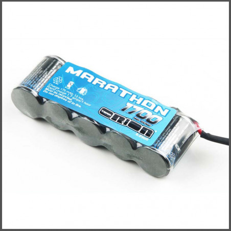 Marathon 1700 receiver pack standard nimh (6.0v) w/rtr/bec plug 20 awg (ORI12241)