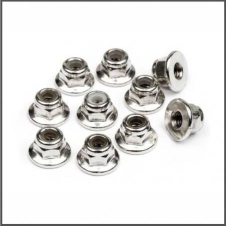 FLANGED LOCK NUT M3 (10PCS) SPARE PARTS HB