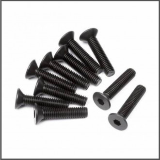 FLAT HEAD SCREW M3X14MM (HEX SOCKET/10PCS) SPARE PARTS HB