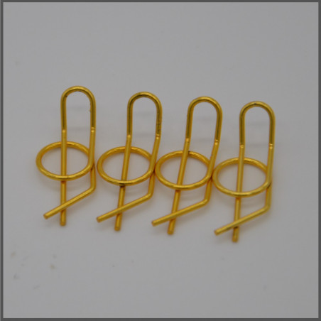 BODY CLIPS ( 4 PCS) GOLDEN SPARE PARTS BLISS