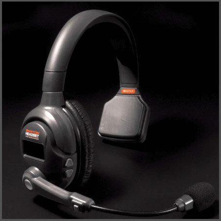 Smart-com headset (standard) - grey/dark grey, single unit- 1 remote (SCH-A8369-04)