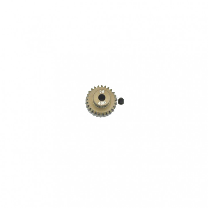 Motor-pinion alu hard 48P/26T (SER120164) Motor-pinion alu hard 48P/26T (SER120164)