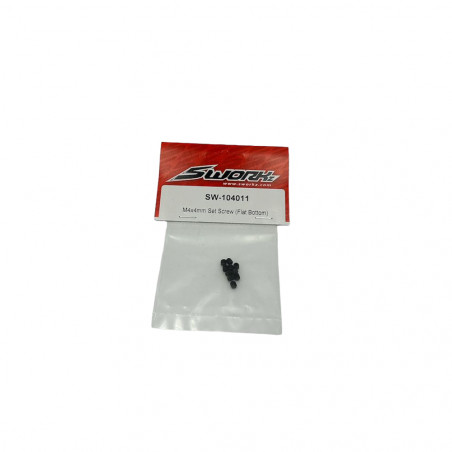 M4x4mm Set Screw (Flat Bottom) (SW104011)