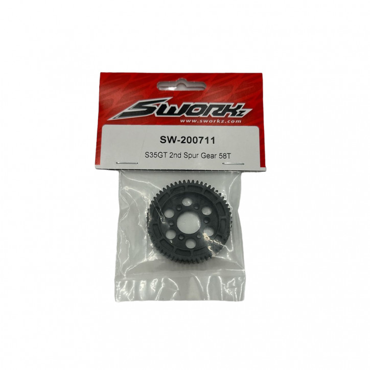S35GT 2nd Spur Gear 58T (SW200711) S35GT 2nd Spur Gear 58T (SW200711)