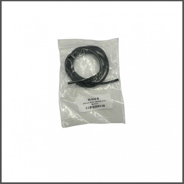 SILICON WIRE 14AWG (1m) BLACK (BLI522-B) SILICON WIRE 14AWG (1m) BLACK (BLI522-B)