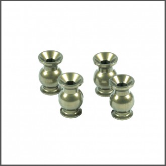 SWORKz Steering Linkage Aluminum Ball Stud 7mm (L6 Thread Type)(4) (SW330779TAL)