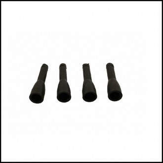 Shock Shaft Dust Covers(Black) (4 pcs)