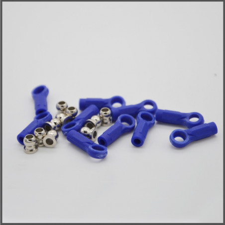 COLORED BALL JOINT SET 10PCS blue SPARE PARTS BLISS